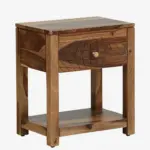 Wexora Premium Wooden Night Stand with Storage Drawer - Image 8