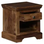 Prestive Bedroom Side Table with Utility Storage Shelf - Image 3