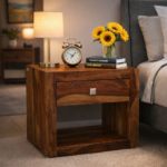 Uorvella Wooden Side Cabinet for Modern Bedrooms