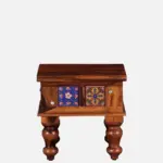 Sanya Natural Wood Bedside Cabinet with Elegant Finish - Image 6