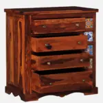 Vinster Contemporary Dressing Unit in Walnut Finish - Image 5