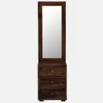 Nilan Solid Wood Dressing Table with Cabinet Storage - Image 3