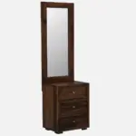 Nilan Solid Wood Dressing Table with Cabinet Storage - Image 4