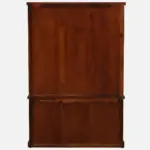 Cyoto Solid Wood Wardrobe with Artistic Tile Detailing - Image 5