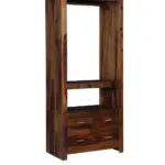 Suscany Solid Wood Wardrobe with Handcrafted Patterns - Image 5
