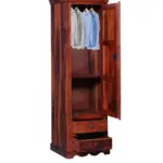 JasaCraft Rustic Oak Bedroom Wardrobe with Drawers - Image 5