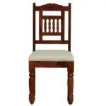 Meron Sheesham Wood Lounge Chair in Honey Oak Finish (set of 2) - Image 5