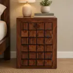 Velric Solid Sheesham Bedside Table