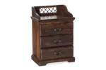 MapleGlow Contemporary Wooden Bedside Unit - Image 2