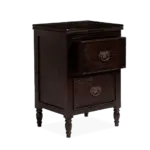 Kesar Solid Wood Bedside Table in Natural Oak Finish - Image 4