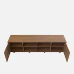 Ridgewood Acacia Wood TV Unit in Water Resistant Antique Walnut Finish - Image 3