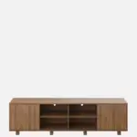 Ridgewood Acacia Wood TV Unit in Water Resistant Antique Walnut Finish - Image 7