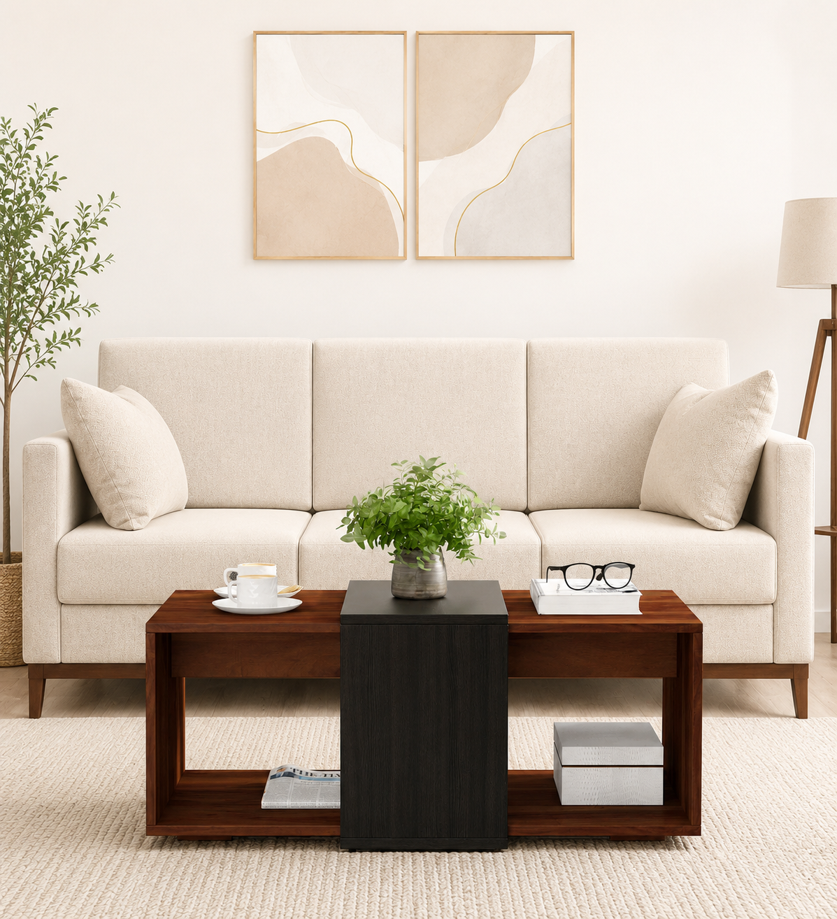Kster-Solid-Wood-Coffee-Table-in-Warm-Walnut-Finish-classic-wood-1.webp Kster Solid Wood Coffee Table in Warm Walnut Finish - Image 1