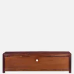 Ashford Sheesham Wood Media Console in Scratch Resistant Honey Oak Finish - Image 7