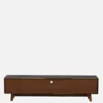 Brentwood Rubberwood TV Stand in Fade Resistant Natural Wenge Finish - Image 10