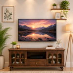 Stonefield Mango Solid Wood TV Console in Stain Resistant Dark Espresso Finish