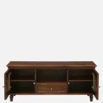 Stonefield Mango Solid Wood TV Console in Stain Resistant Dark Espresso Finish - Image 4