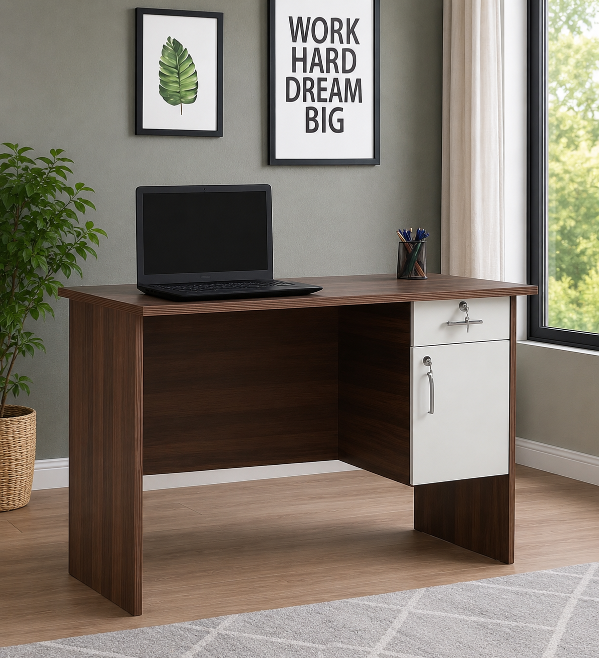 Wooden-Study-Table-for-Home-Office-classicwood-1.png Wooden Study Table for Home Office - Image 1