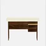 Modern Wooden Study Table with Storage - Image 5