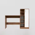 Dna Writing Table In Noce Lyon & White Finish - Image 9