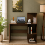 Modern Wooden Study Table for Home Office and Laptop Workspace