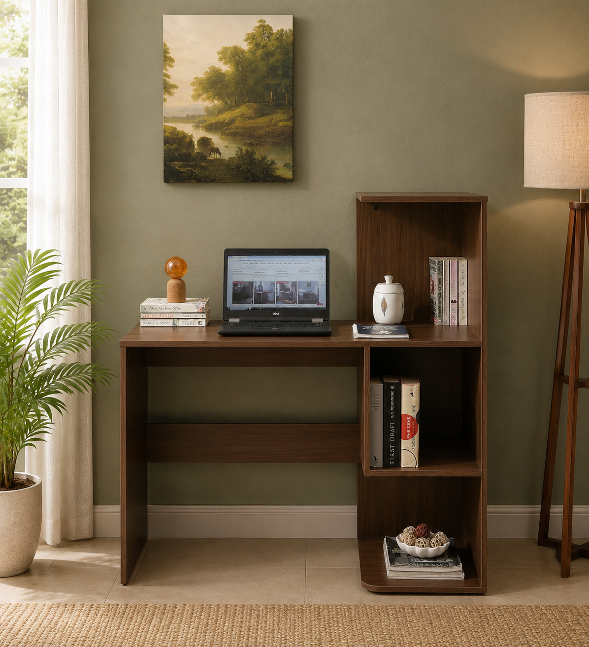 Modern-Wooden-Study-Table-for-Home-Office-and-Laptop-Workspace-classicwood-1.png Modern Wooden Study Table for Home Office and Laptop Workspace - Image 1