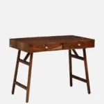 Mans Sheesham Wood Writing Table In Scratch Resistant Provincial Teak Finish - Image 8