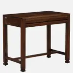 Near Sheesham Wood Writing Table In Provincial Teak Finish - Image 5
