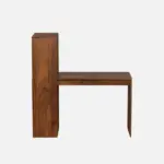 Rain Sheesham Wood Writing Desk with Spacious Work Surface - Image 6
