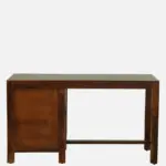 Villa Sheesham Wood Writing Table in Scratch Resistant Honey Oak Finish - Image 6