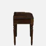 Shok Sheesham Wood Writing Table In Provincial Teak Finish - Image 5