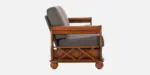 Haven Sheesham Wood 3 Seater Sofa in Brown Finish - Image 5