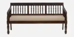 croma Sheesham Wood 3 Seater Sofa In Provincial Teak Finish - Image 7
