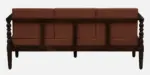 Klone Sheesham Wood 3 Seater Sofa In Mocha Mousse Colour - Image 8