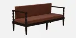 Klone Sheesham Wood 3 Seater Sofa In Mocha Mousse Colour - Image 9