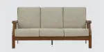 Orson Sheesham Wood 3 Seater Sofa in Teak Finish - Image 4