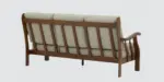Orson Sheesham Wood 3 Seater Sofa in Teak Finish - Image 5