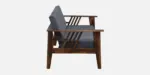 Halk Sheesham Wood 3 Seater Sofa In Grey Colour - Image 4