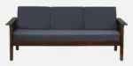 Halk Sheesham Wood 3 Seater Sofa In Grey Colour - Image 7