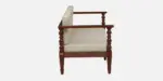 Clone Sheesham Wood 3 Seater Sofa In Beige Colour - Image 5