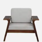 Alden Contemporary Fabric Upholstered 1 Seater Sofa Chair for Living Room - Image 6