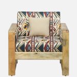 Nova Luxury Fabric Armchair with Comfortable Backrest and Wide Seating - Image 9