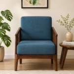 Aurelia Premium Fabric Upholstered 1 Seater Lounge Sofa for Modern Living Spaces