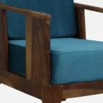 Aurelia Premium Fabric Upholstered 1 Seater Lounge Sofa for Modern Living Spaces - Image 3