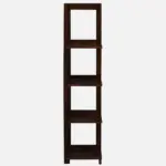 Sunora Engineered Wood Bookshelf with Gold Trim Legs in Desert Sand White - Image 2