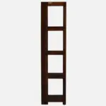 Sunora Engineered Wood Bookshelf with Gold Trim Legs in Desert Sand White - Image 5