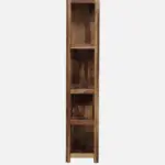 Breezan Solid Sheesham Wood Ladder Bookshelf in Natural Oak - Image 7