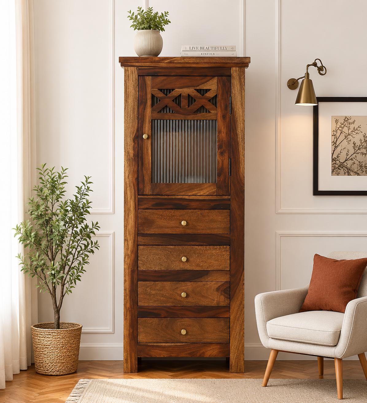 Verona-Elite-Multipurpose-Storage-and-Display-Cabinet-Unit-classic-wood-1.png Verona Elite Multipurpose Storage and Display Cabinet Unit - Image 1