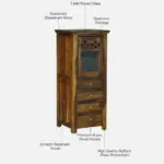Verona Elite Multipurpose Storage and Display Cabinet Unit - Image 9