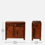 Reyansh Sheesham Wood Cabinet - Image 3
